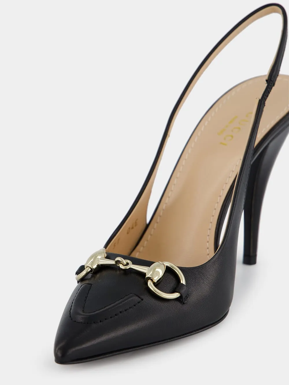 Horsebit Slingback Pump