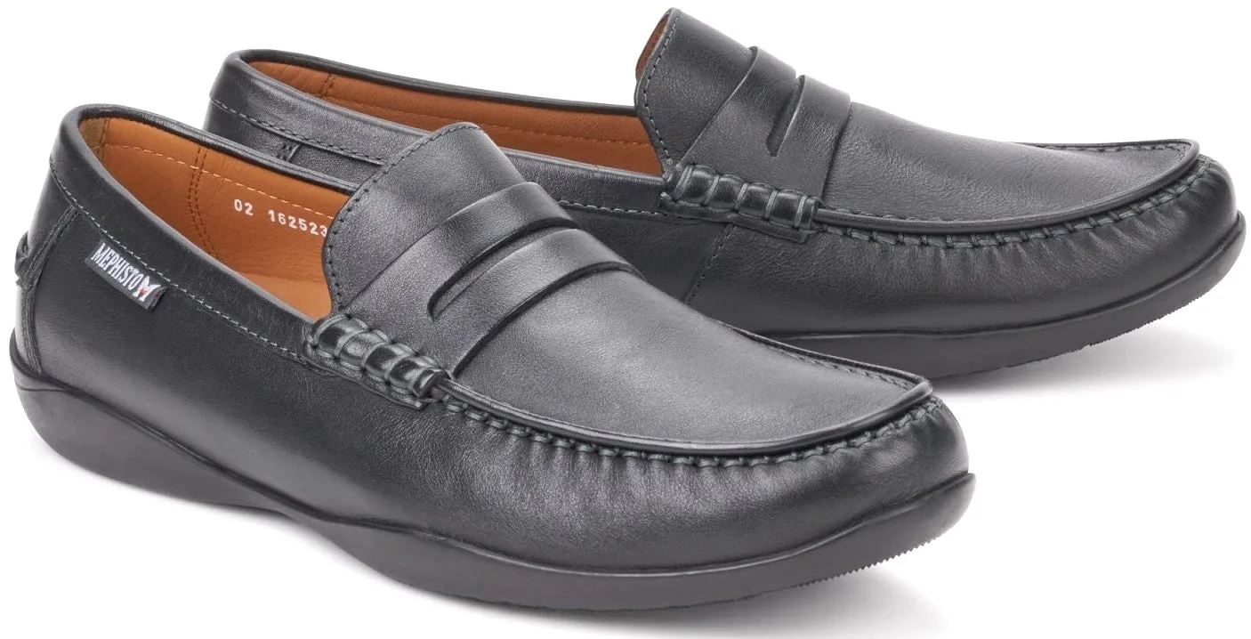 'IGOR'men's moccasin loafer - black