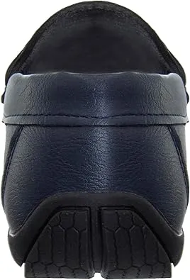 Josmo Boys Moccasin Driving Loafers - Casual Dress Penny Slip On Boat Shoes (Toddlers - Little Kids - Big Kids)