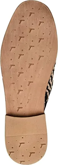 Journee Signature Womens Perri Flat Black, 12 Regular US