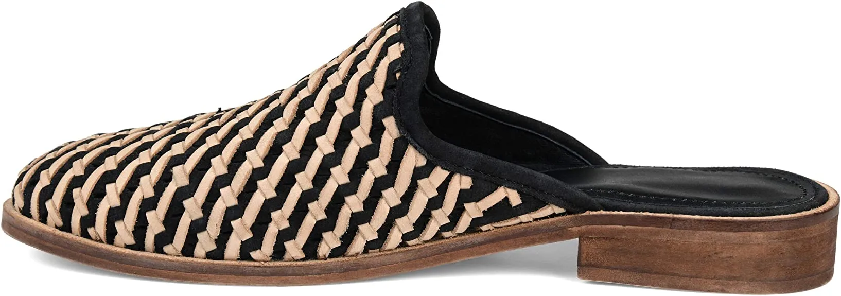 Journee Signature Womens Perri Flat Black, 12 Regular US