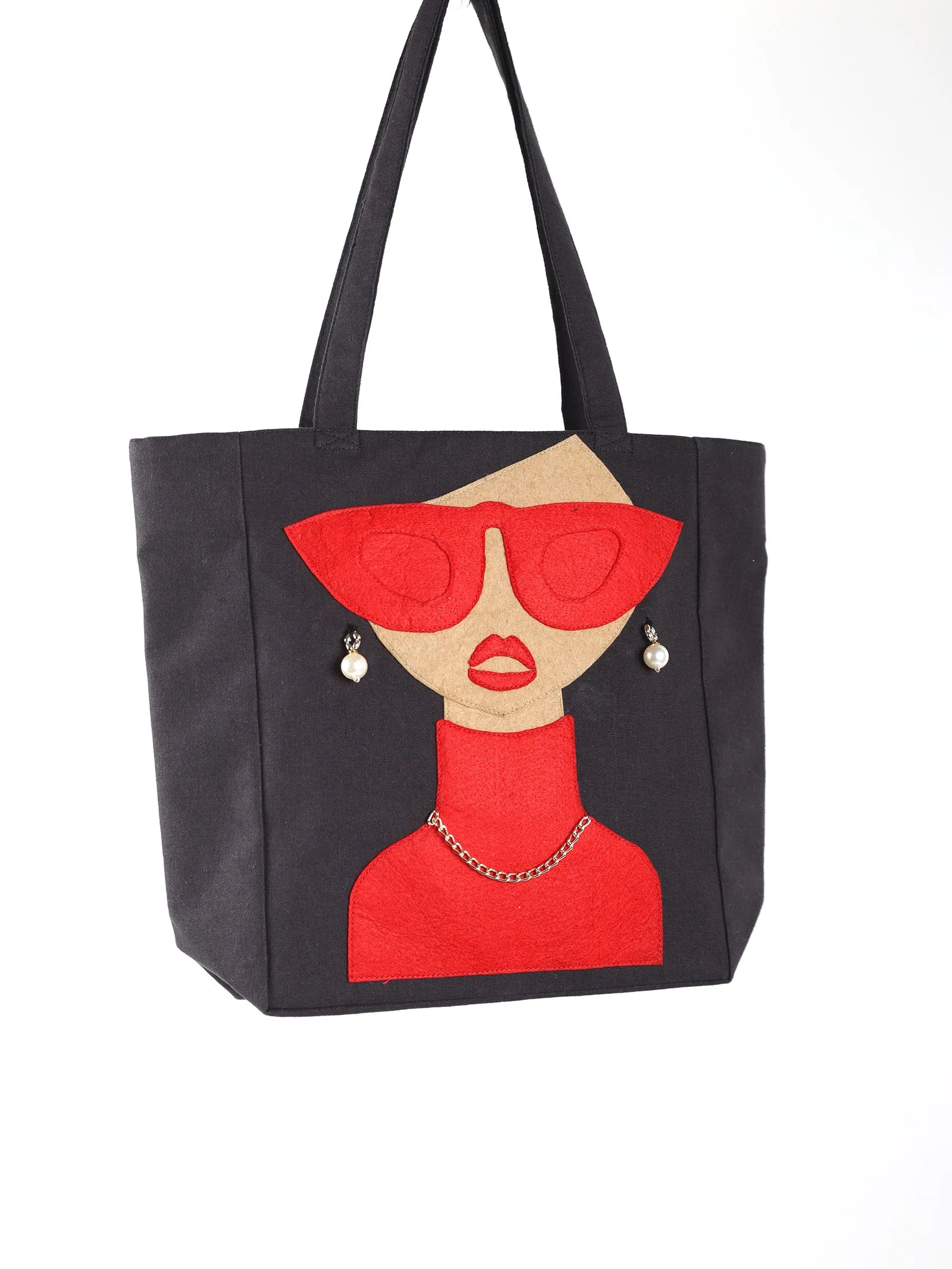 Katy Denim Tote Bag