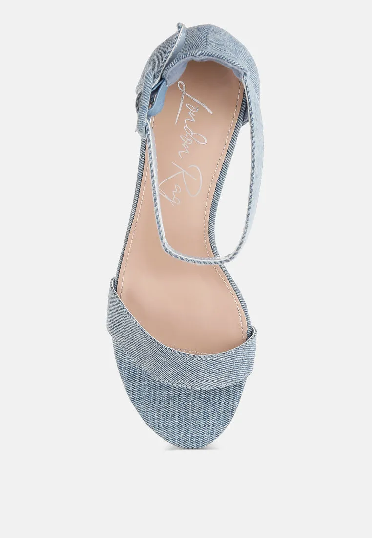 Kitten Heel Sandals By RUW