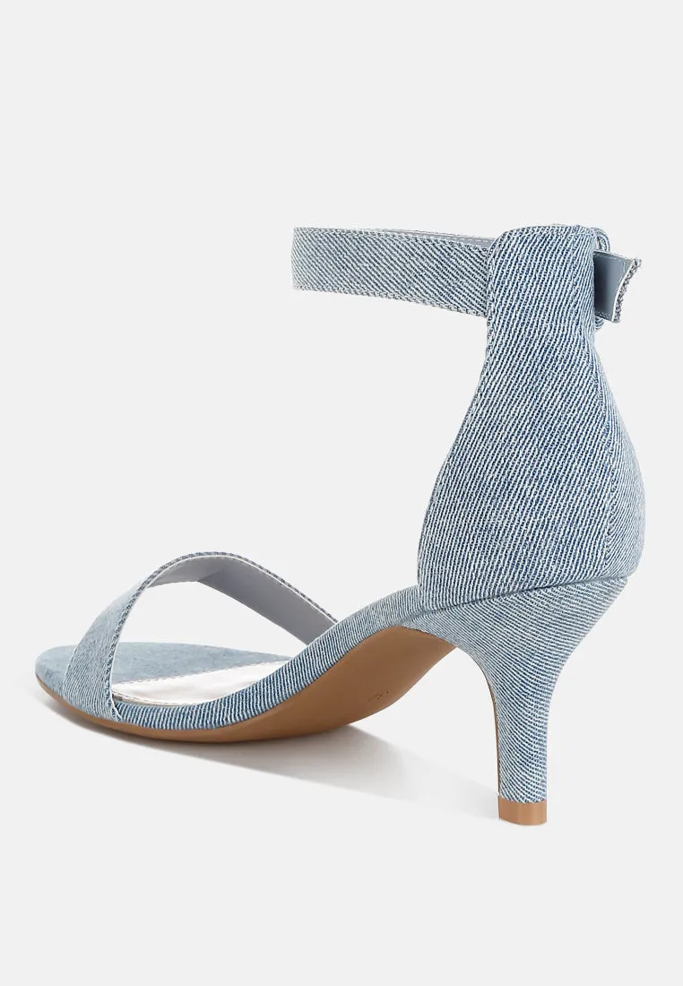 Kitten Heel Sandals By RUW