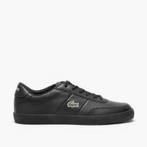 Lacoste COURT-MASTER 0120 1 Mens Leather Trainers Black