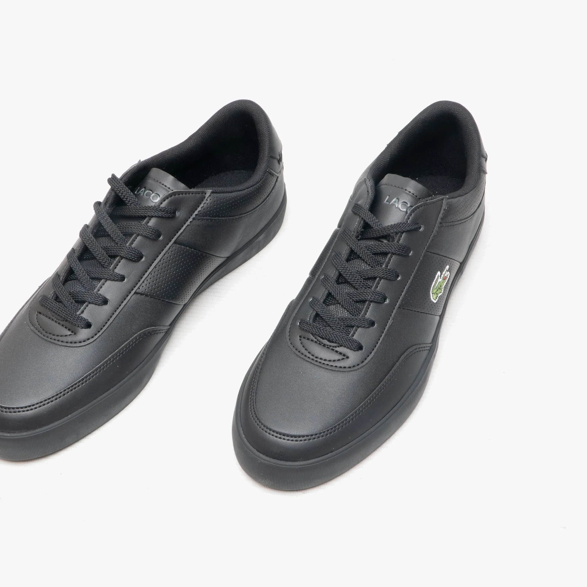 Lacoste COURT-MASTER 0120 1 Mens Leather Trainers Black