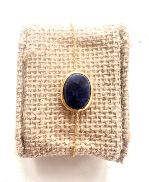 Lapis Lazuli Minimal Bracelet