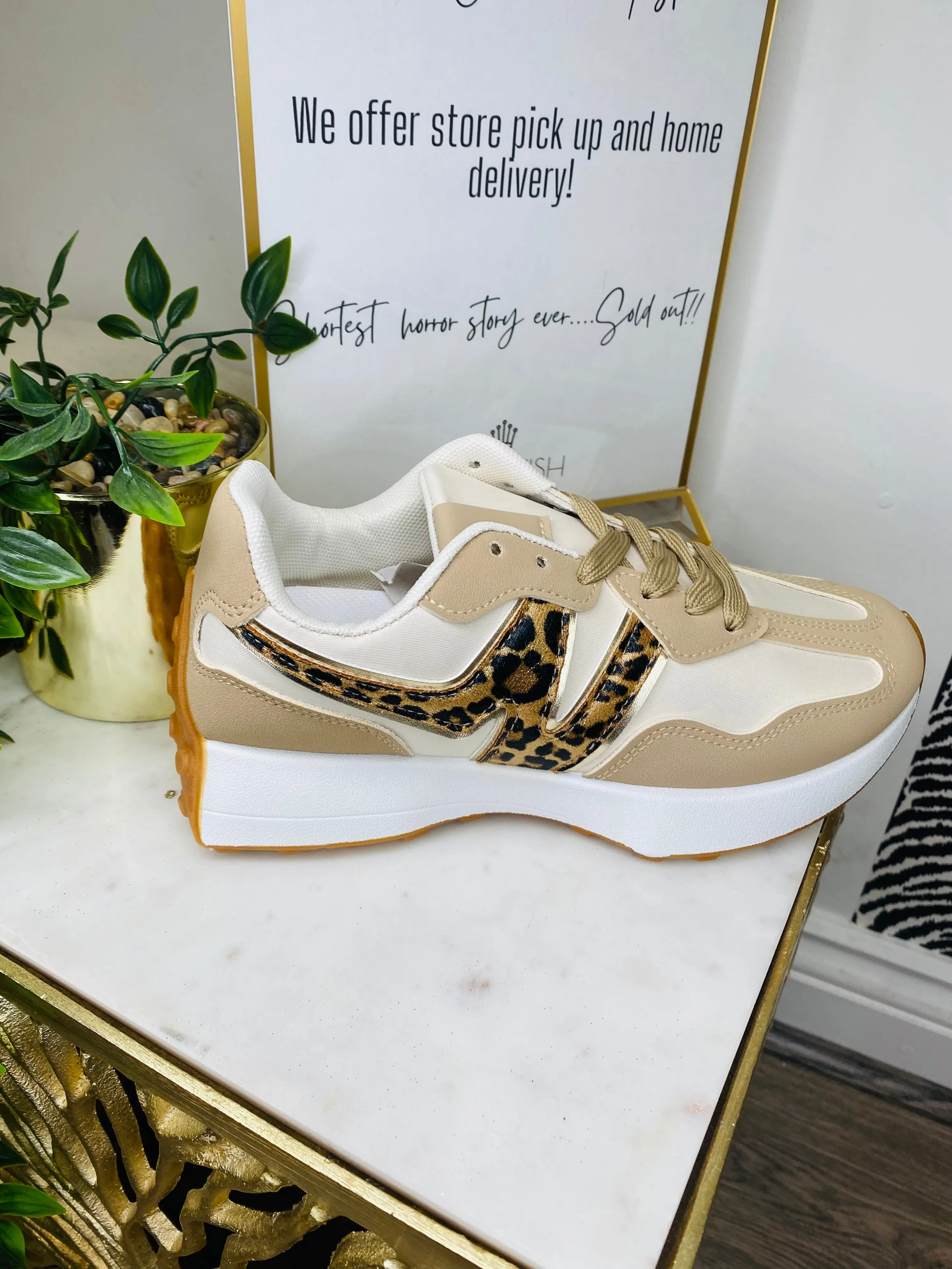 Leopard Detail Trainers