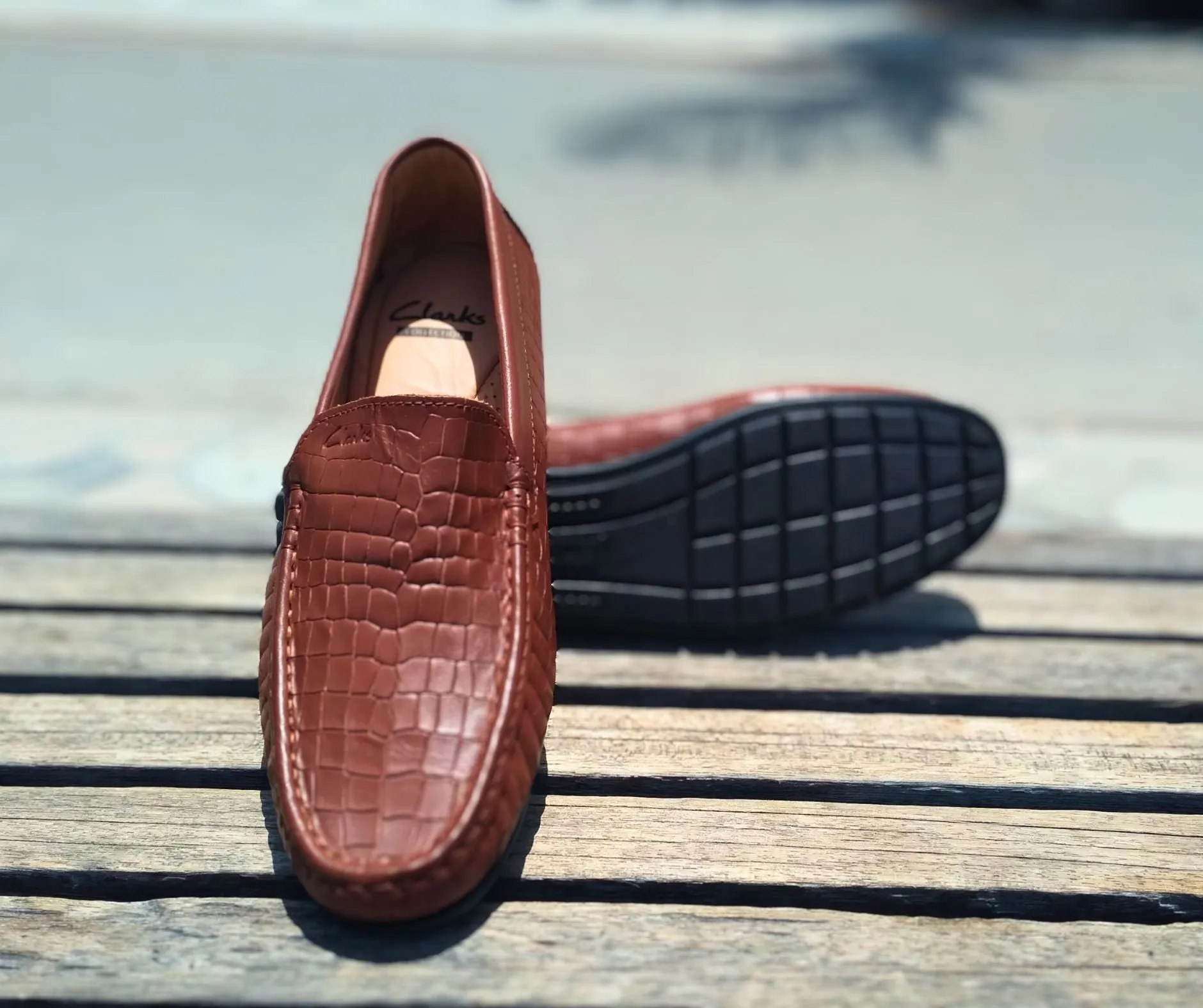 Loafer Shoes Genuine Leather Brown
