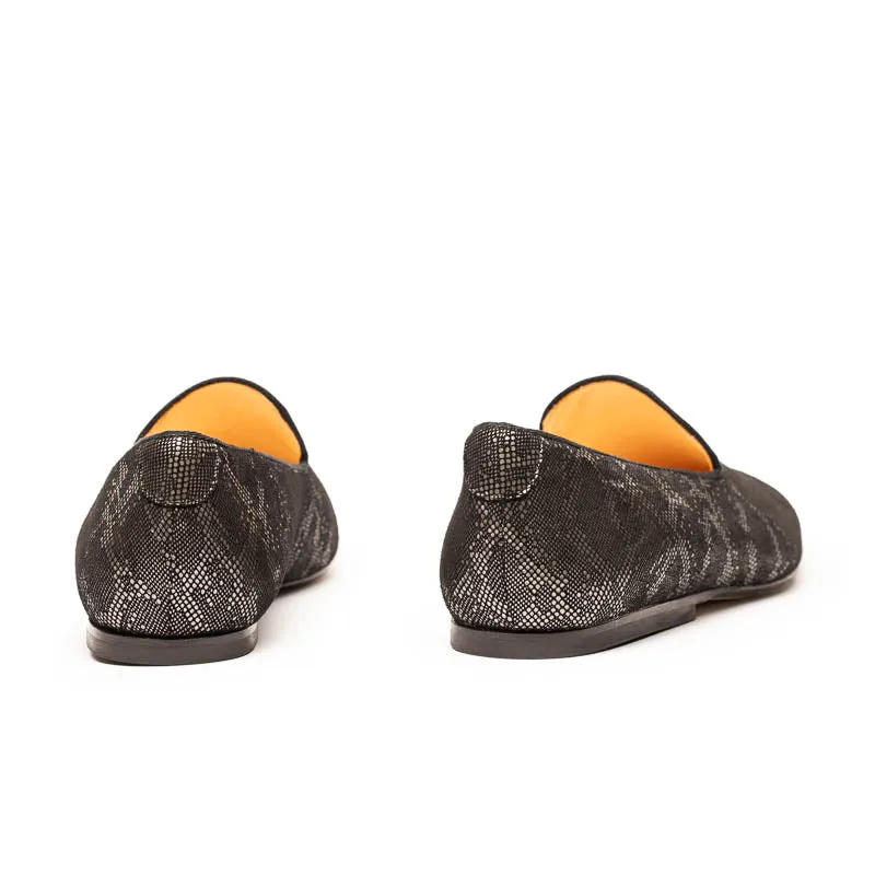 LOAFER Silver | Lattice Leather