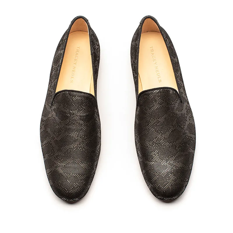 LOAFER Silver | Lattice Leather