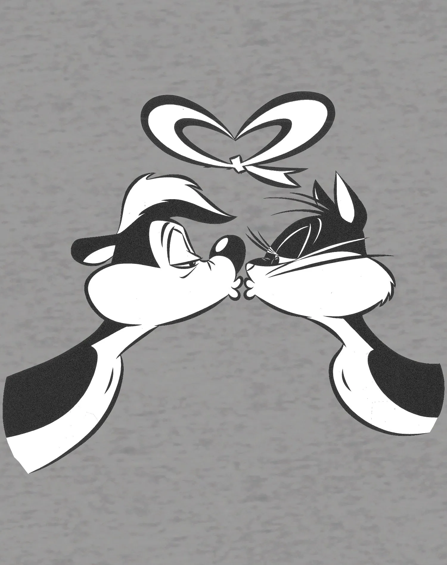 Looney Tunes Pepe Le Pew Valentines Kiss Official Sweatshirt