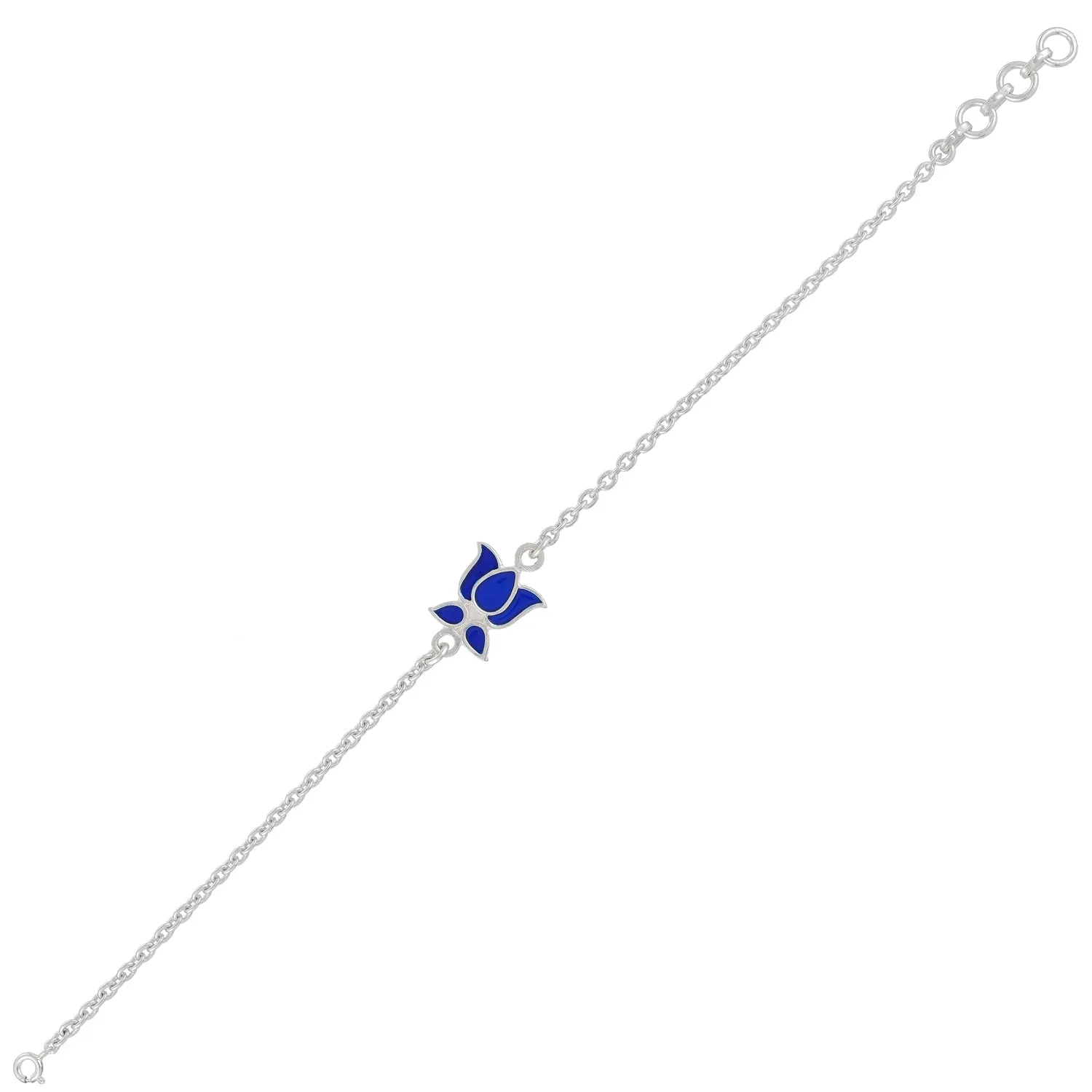 Lotus Mid Night Blue Bracelet