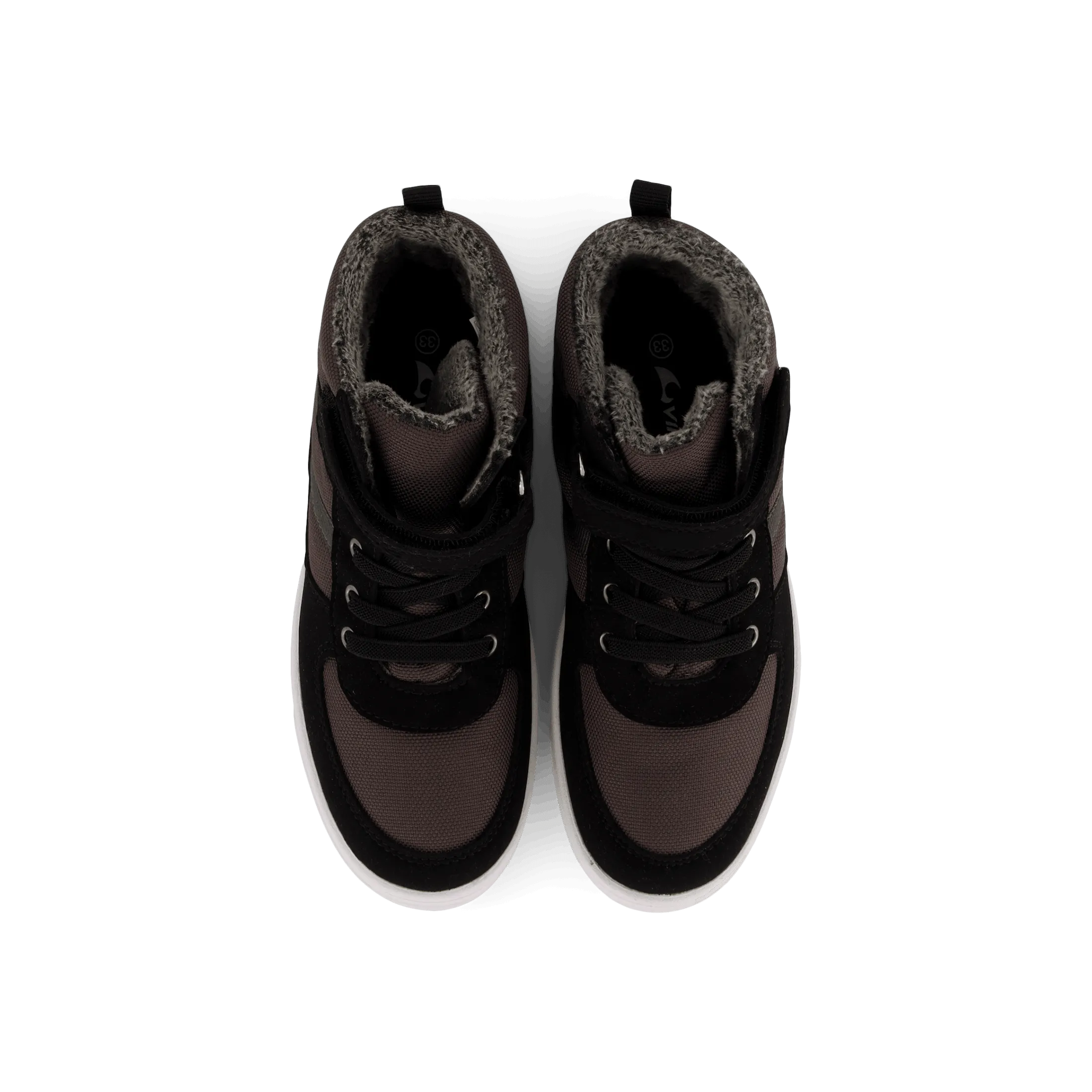 Lucas Mid WP Warm Jr Black/Charcoal