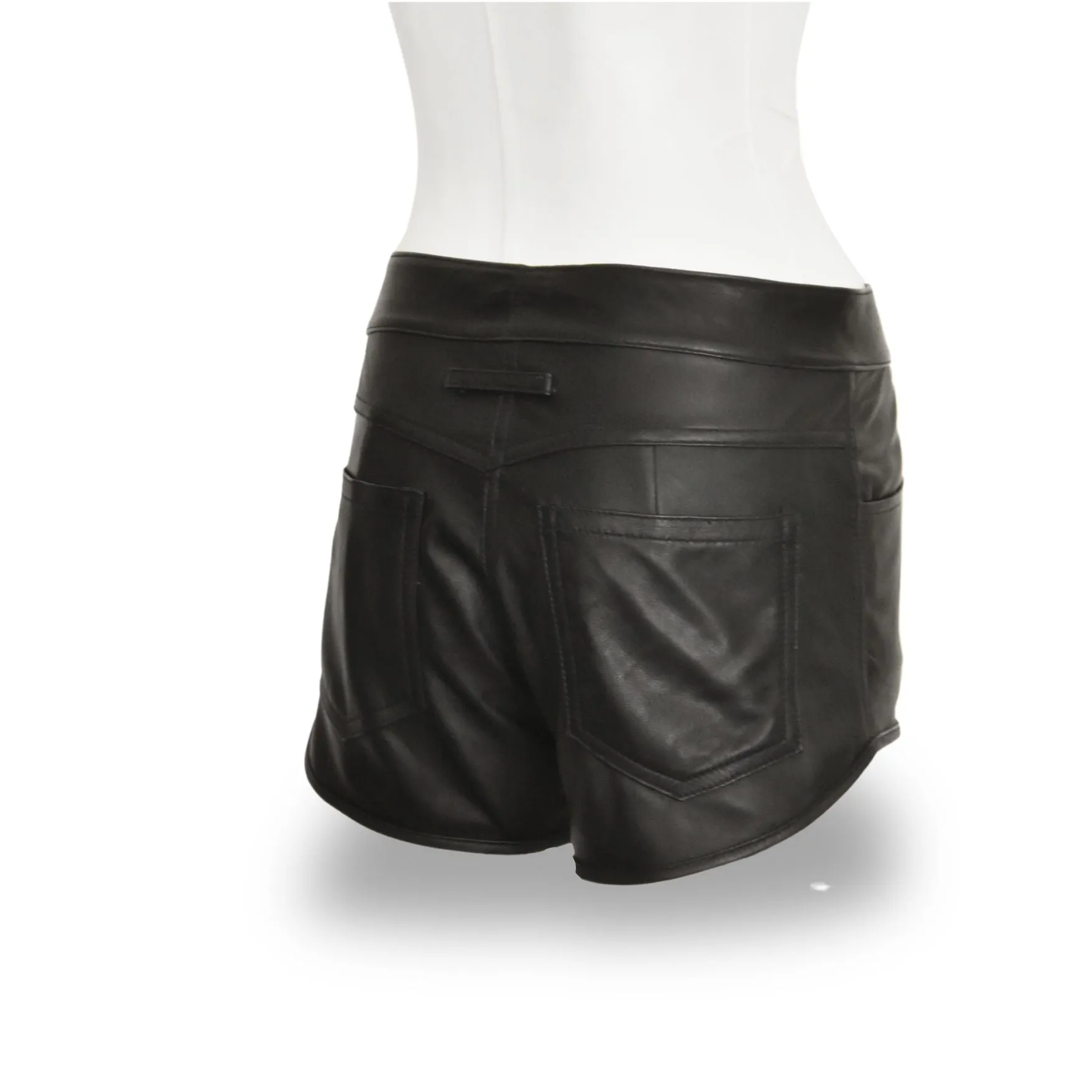 LUNA | BLACK | HIGH WAIST SHORTS
