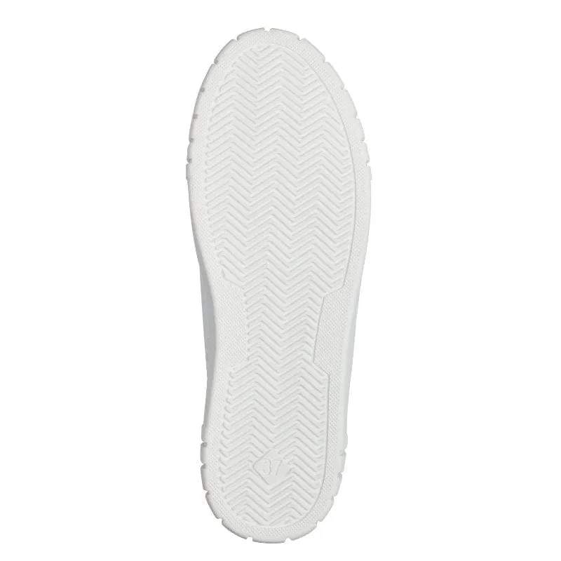 Marco Tozzi Womens White Fashion Trainer 2-23710-44