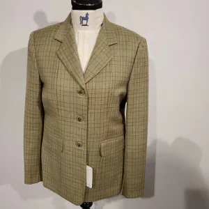 Marsha De Arriaga Plaid Hunt Coat