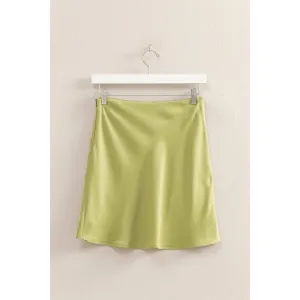Martini Mini Slip Skirt