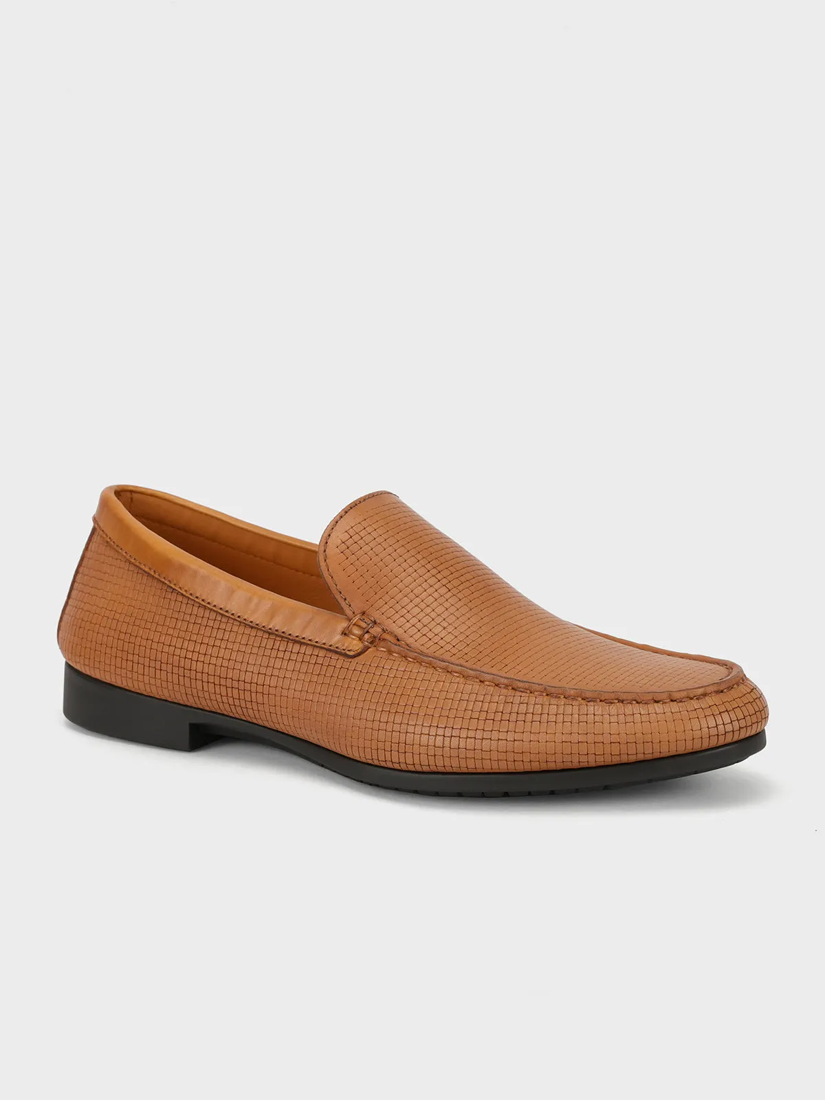 Men "FELIPE" Penny Keeper Casual Slip-On Leather Moccasins