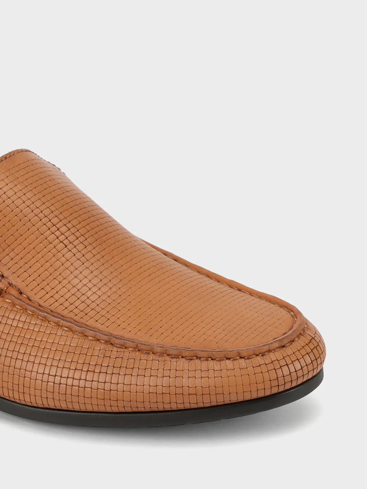 Men "FELIPE" Penny Keeper Casual Slip-On Leather Moccasins
