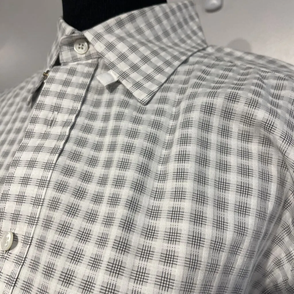 Mens Black Check Shirt
