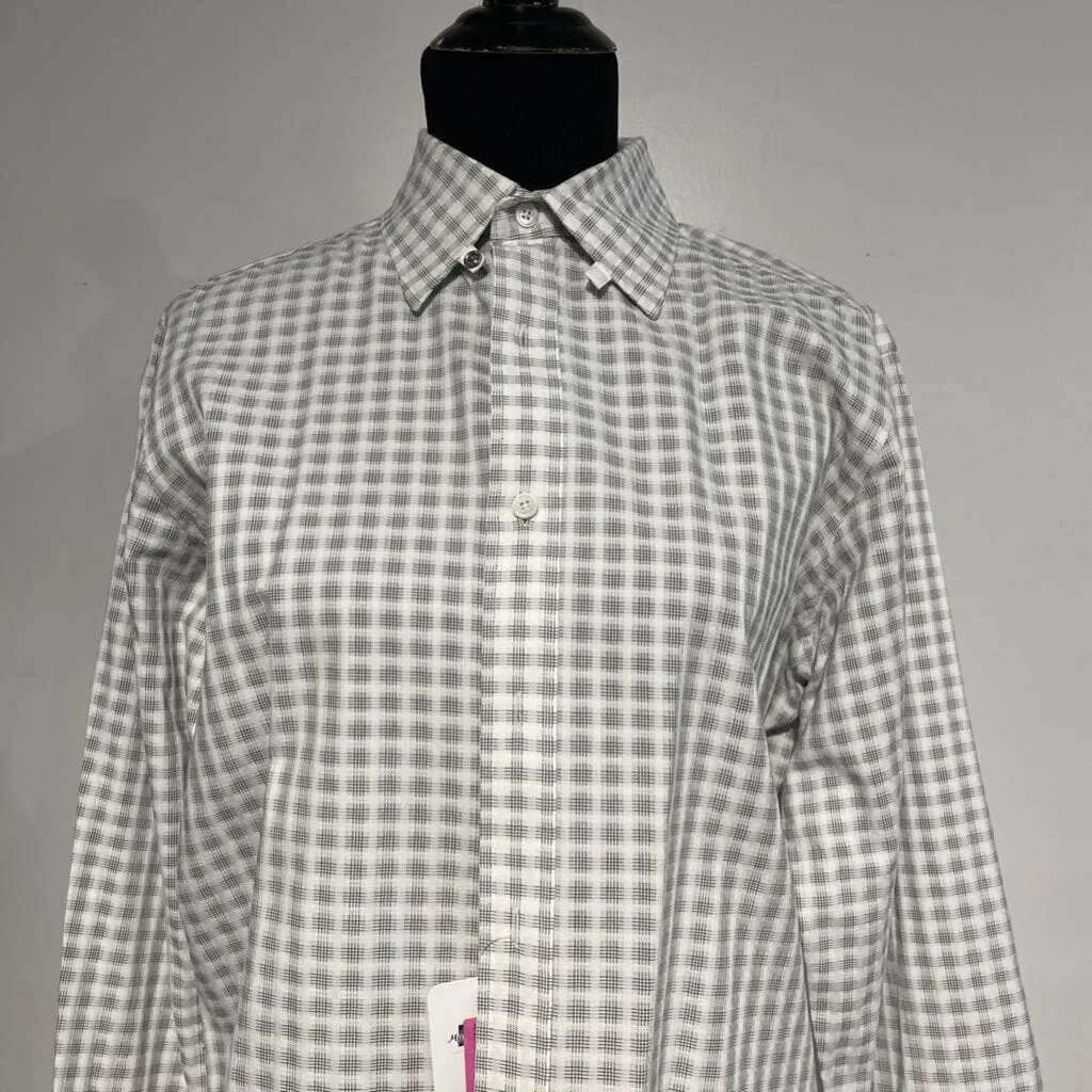 Mens Black Check Shirt