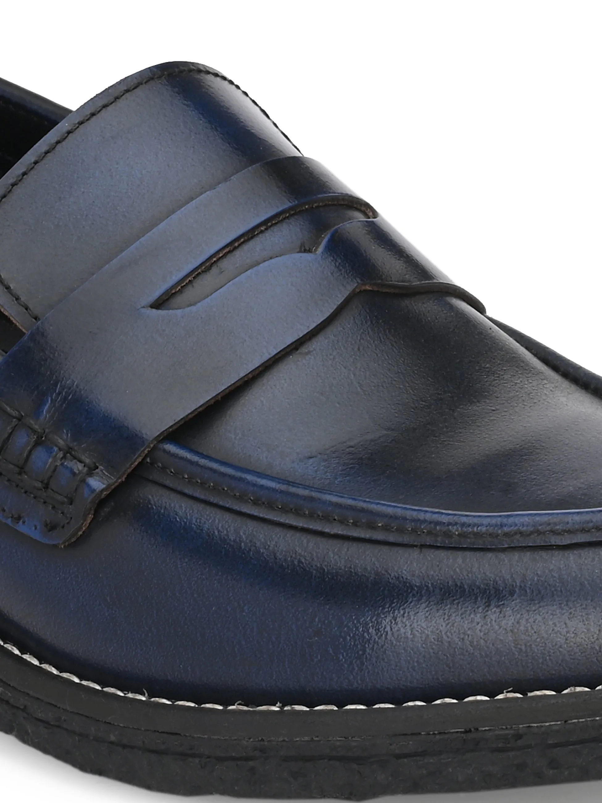 MEN'S BRUSH OFF LEATHER MOCCASIN