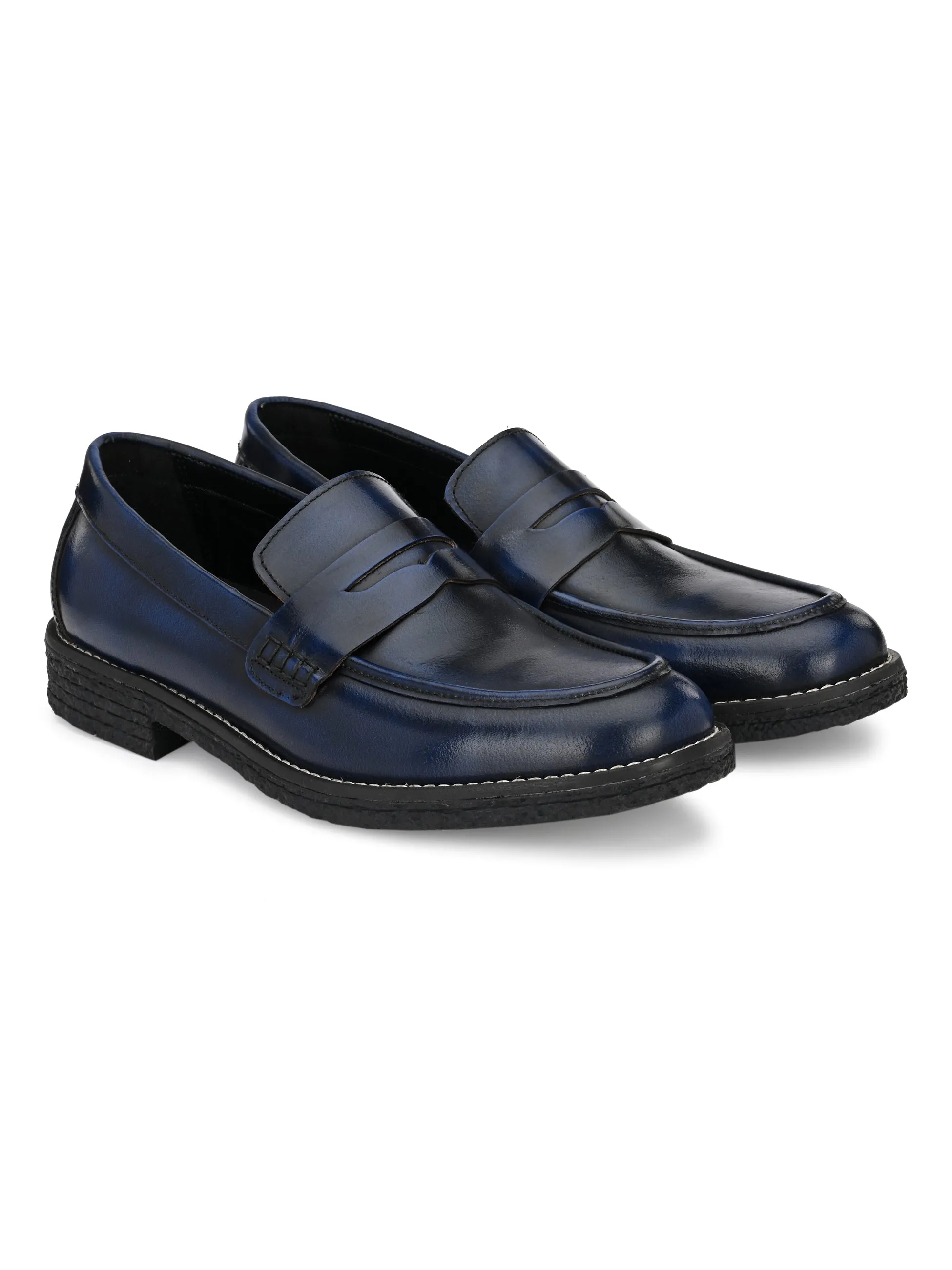 MEN'S BRUSH OFF LEATHER MOCCASIN