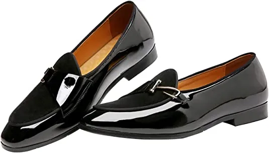 Men's Casual Loafers Black Brown Blue
