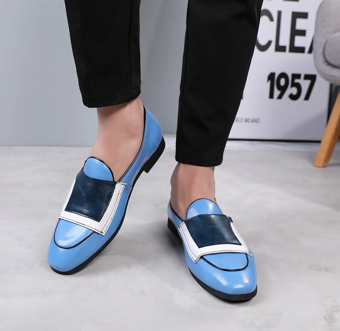 Men's Casual Monk-Strap Loafers