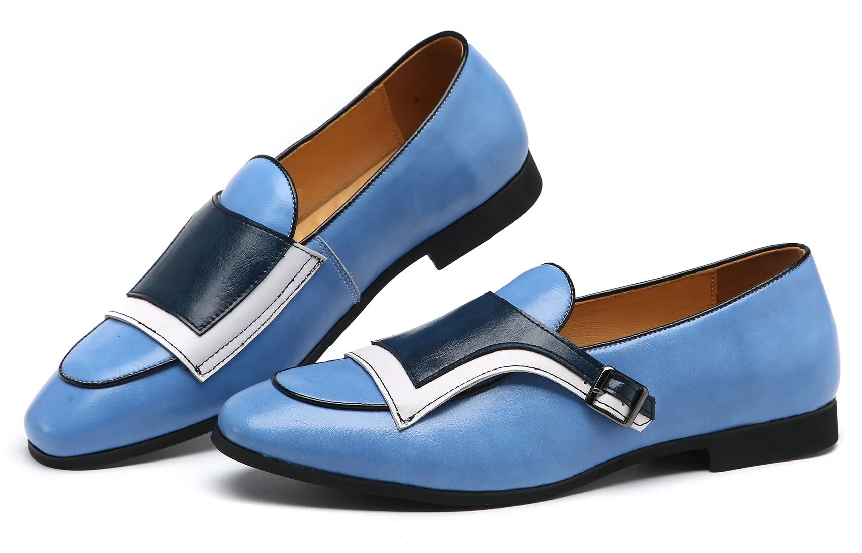 Men's Casual Monk-Strap Loafers