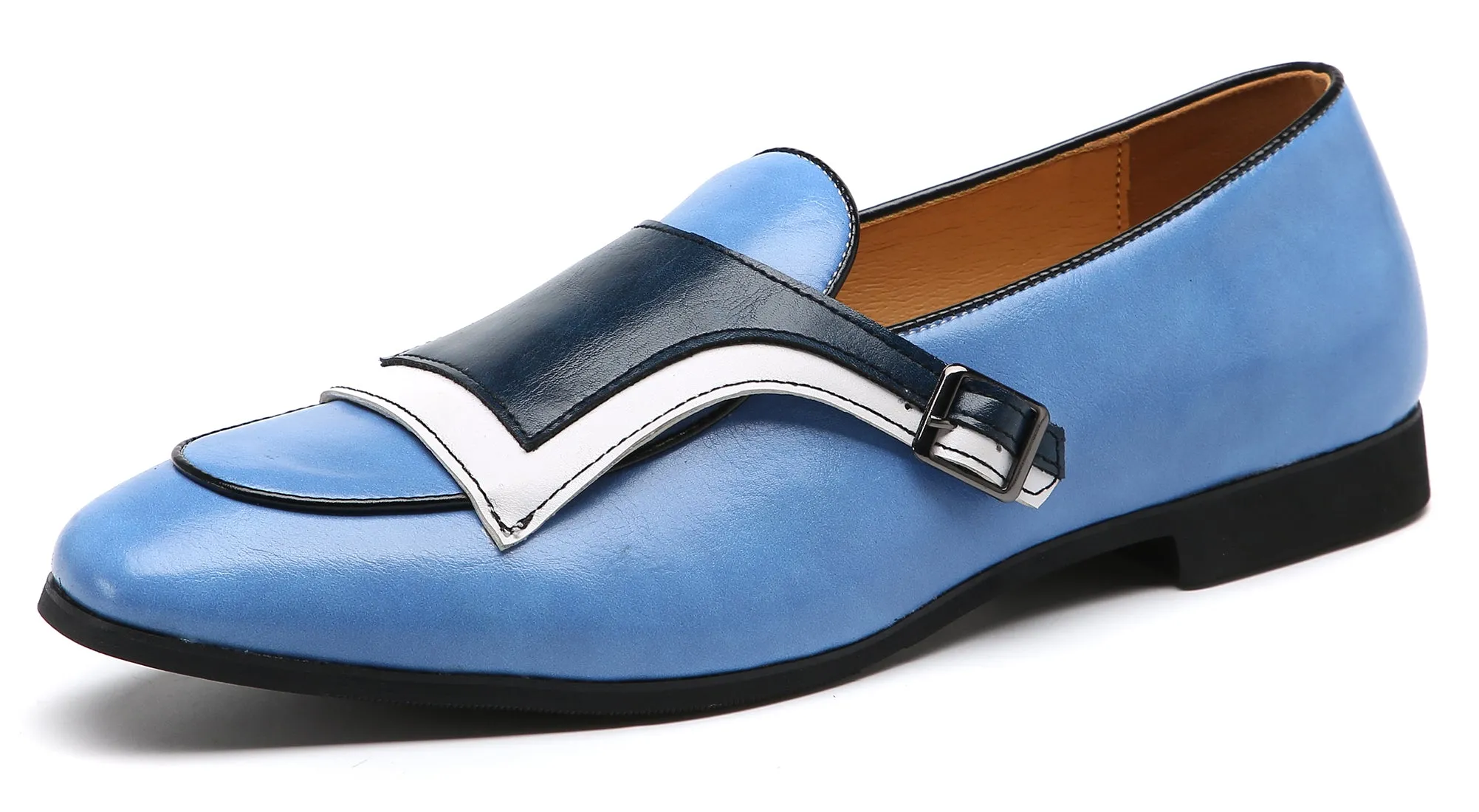 Men's Casual Monk-Strap Loafers