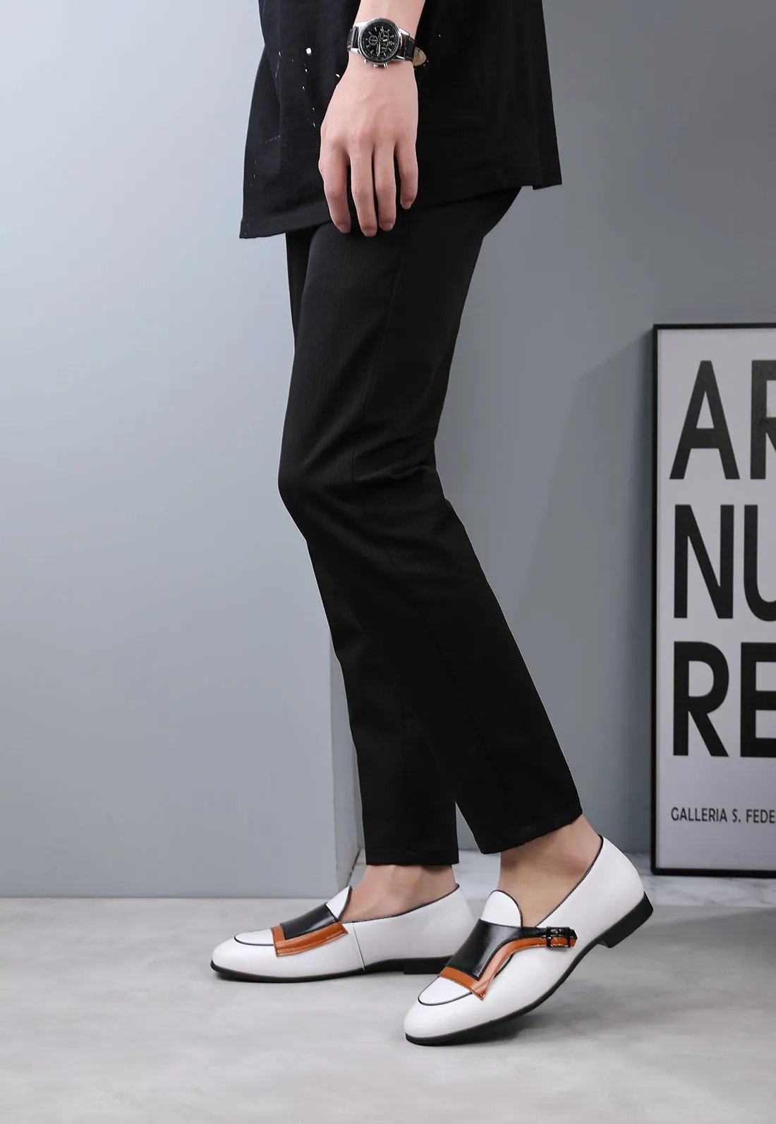 Men's Casual Monk-Strap Loafers