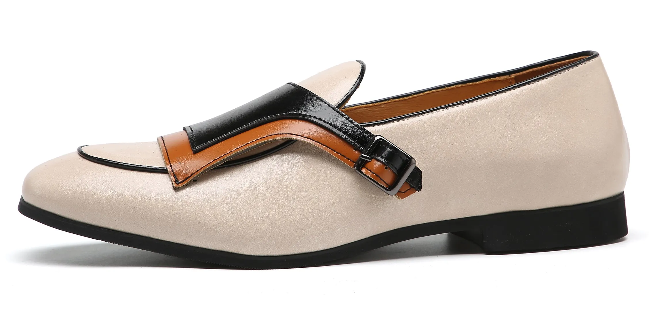 Men's Casual Monk-Strap Loafers