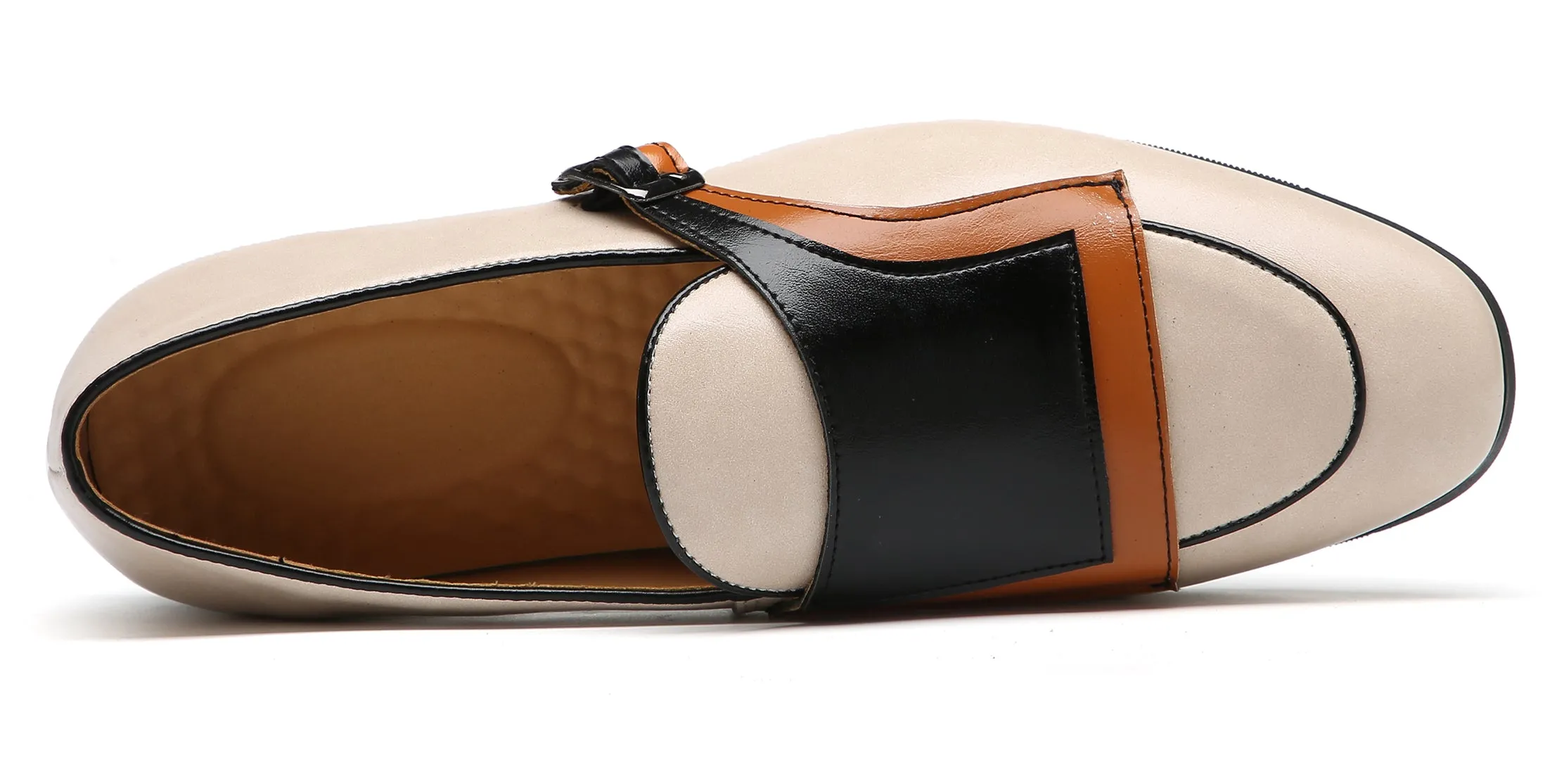 Men's Casual Monk-Strap Loafers