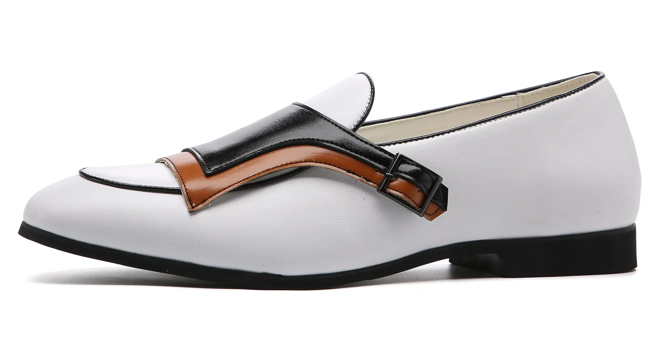 Men's Casual Monk-Strap Loafers