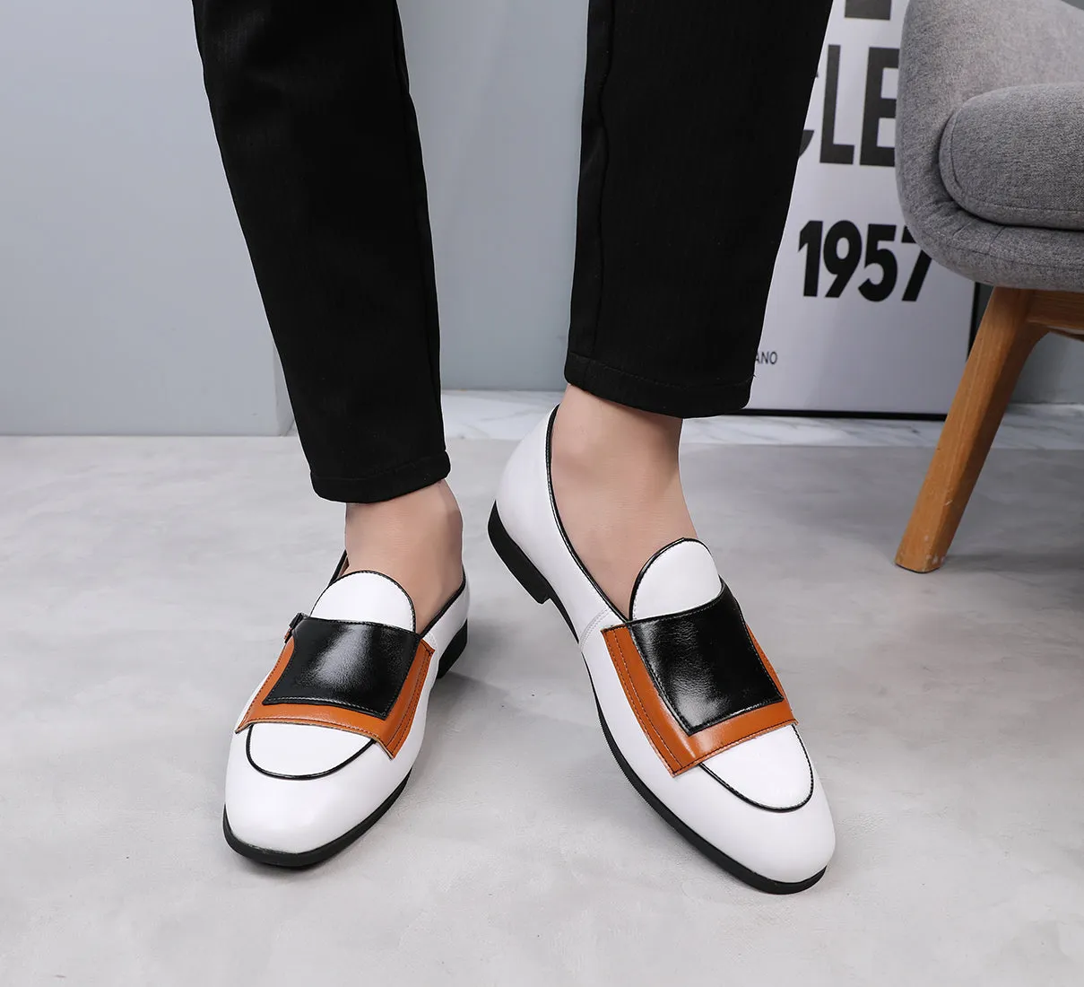 Men's Casual Monk-Strap Loafers