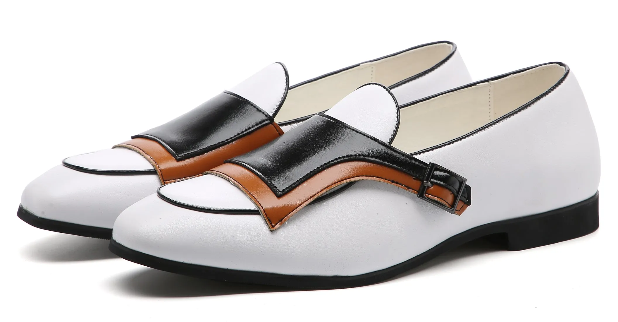 Men's Casual Monk-Strap Loafers