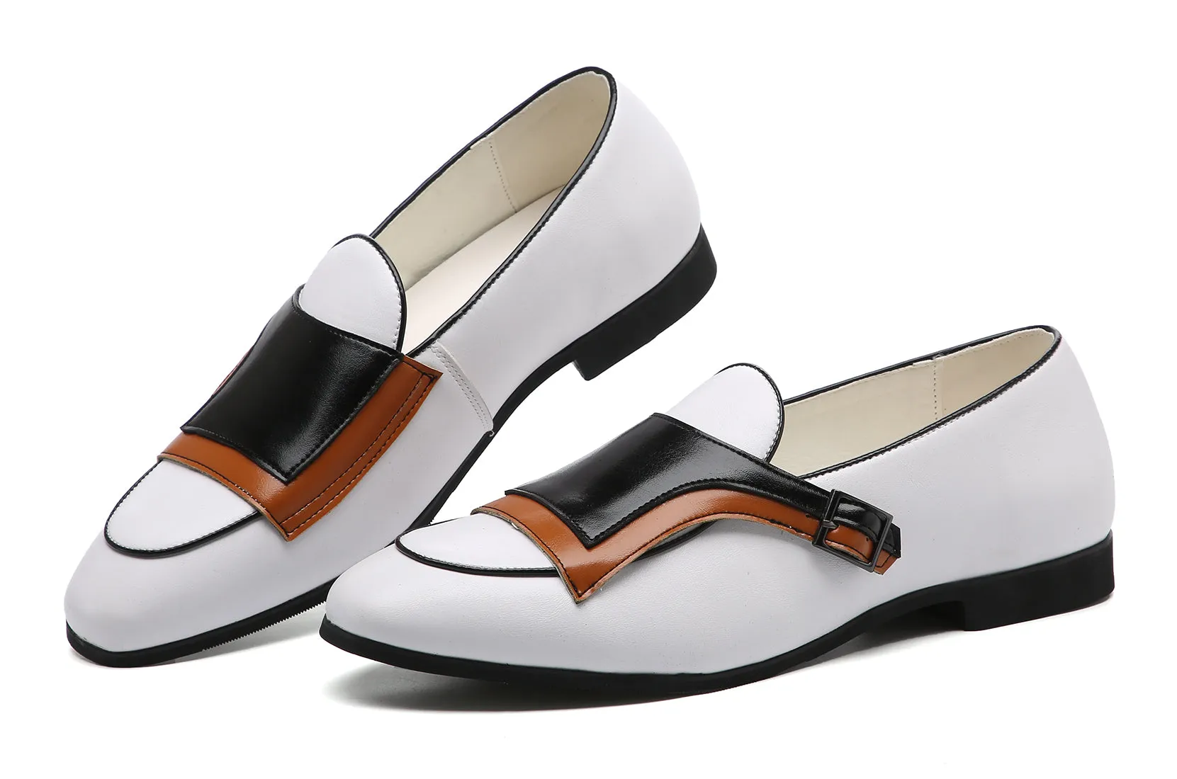 Men's Casual Monk-Strap Loafers