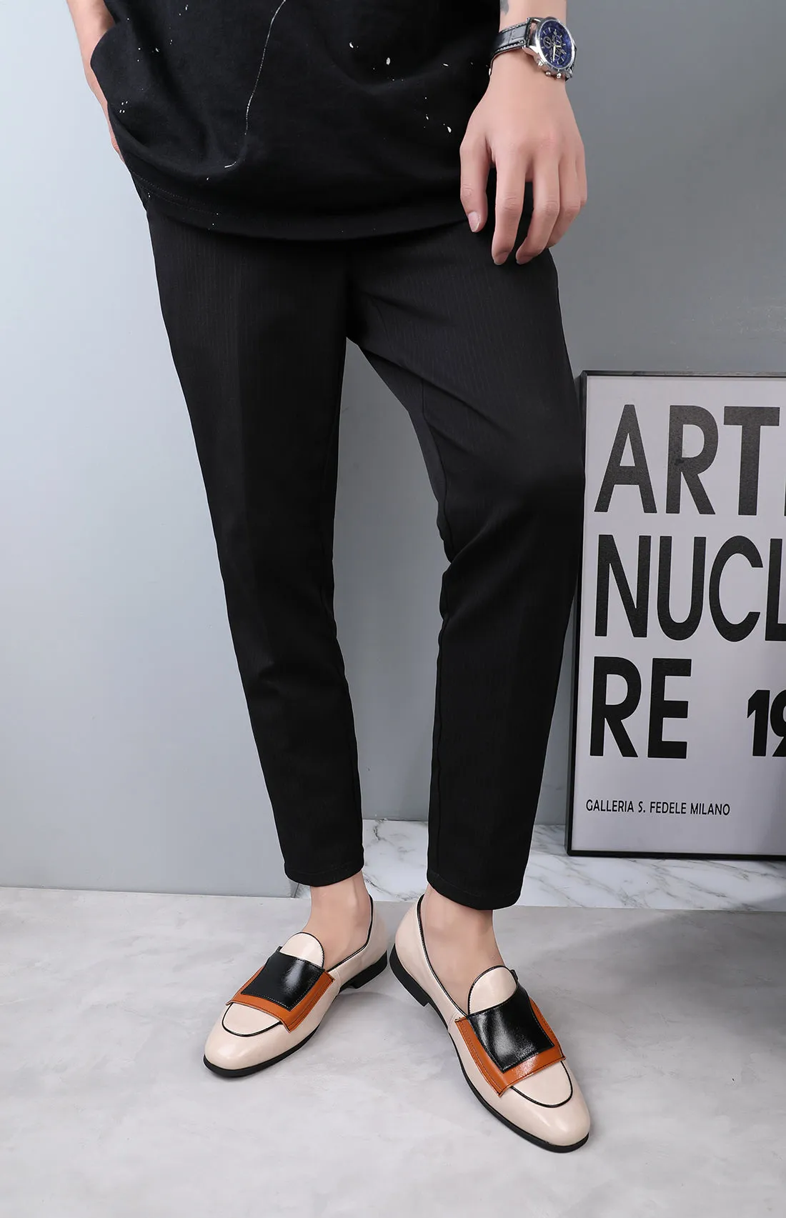 Men's Casual Monk-Strap Loafers