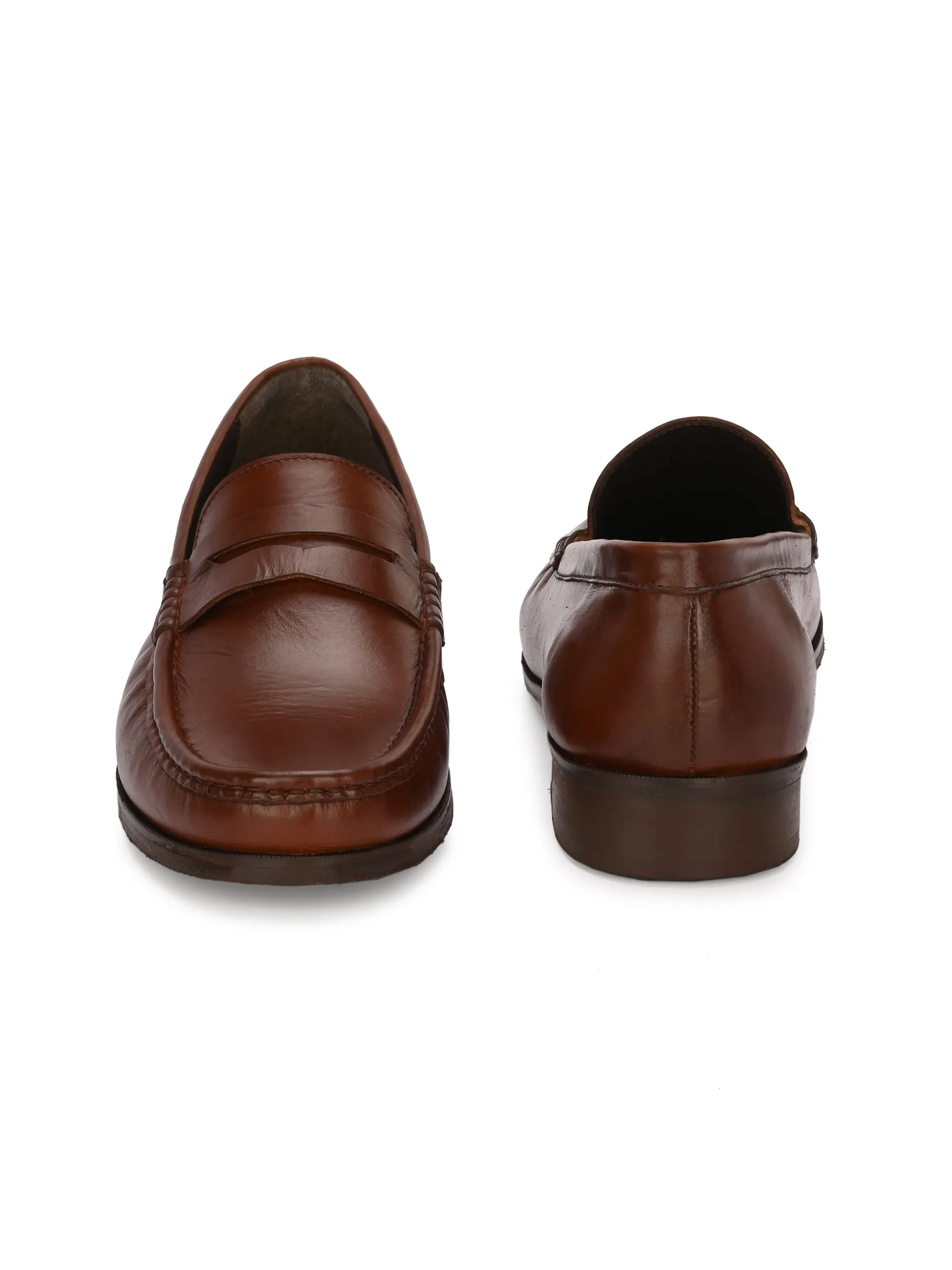 Men's Genuine Leather Slip On moccasin loafer shoes for men