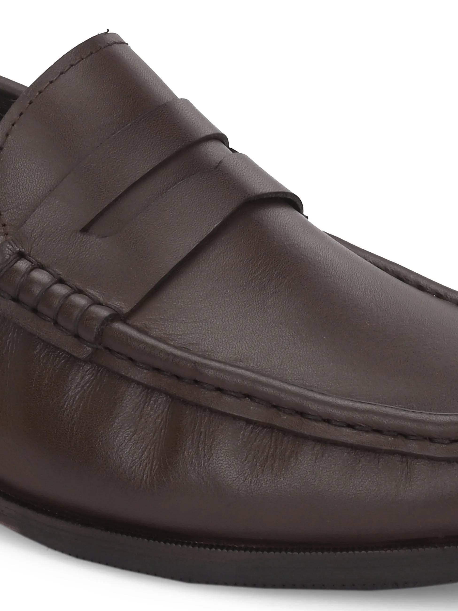 Men's Genuine Leather Slip On moccasin loafer shoes for men