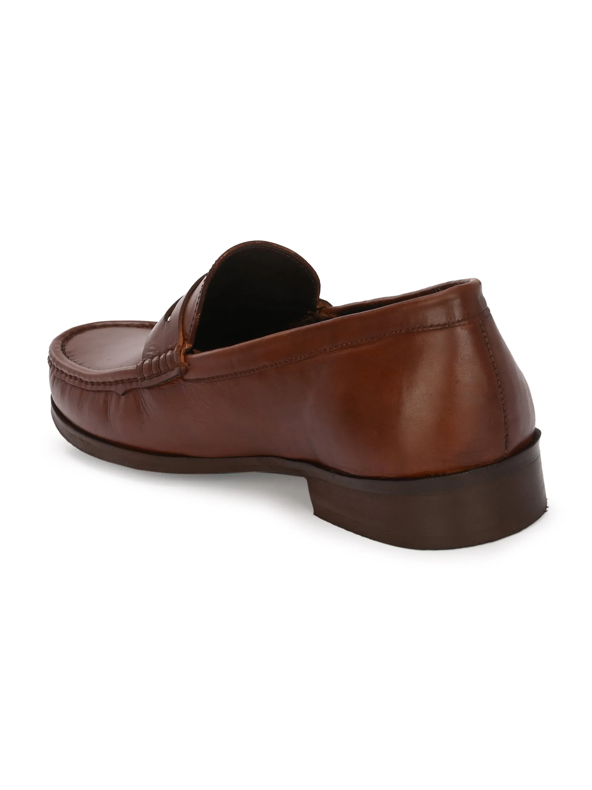 Men's Genuine Leather Slip On moccasin loafer shoes for men