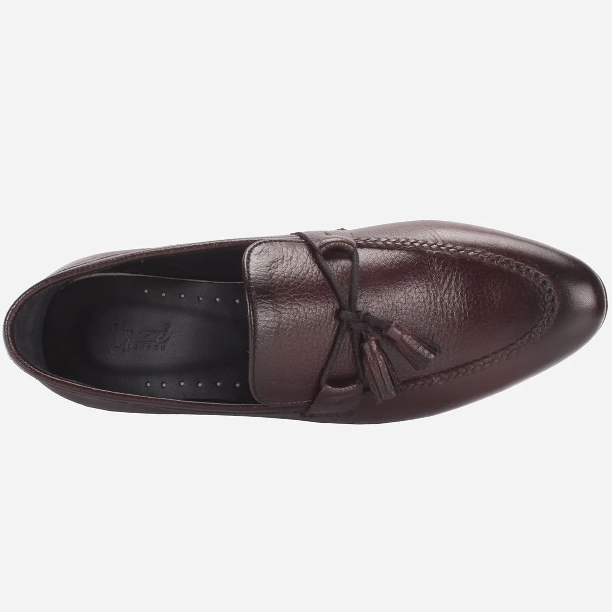 Mens "ENDSON" Leather Formal Slip-on Dress Shoes