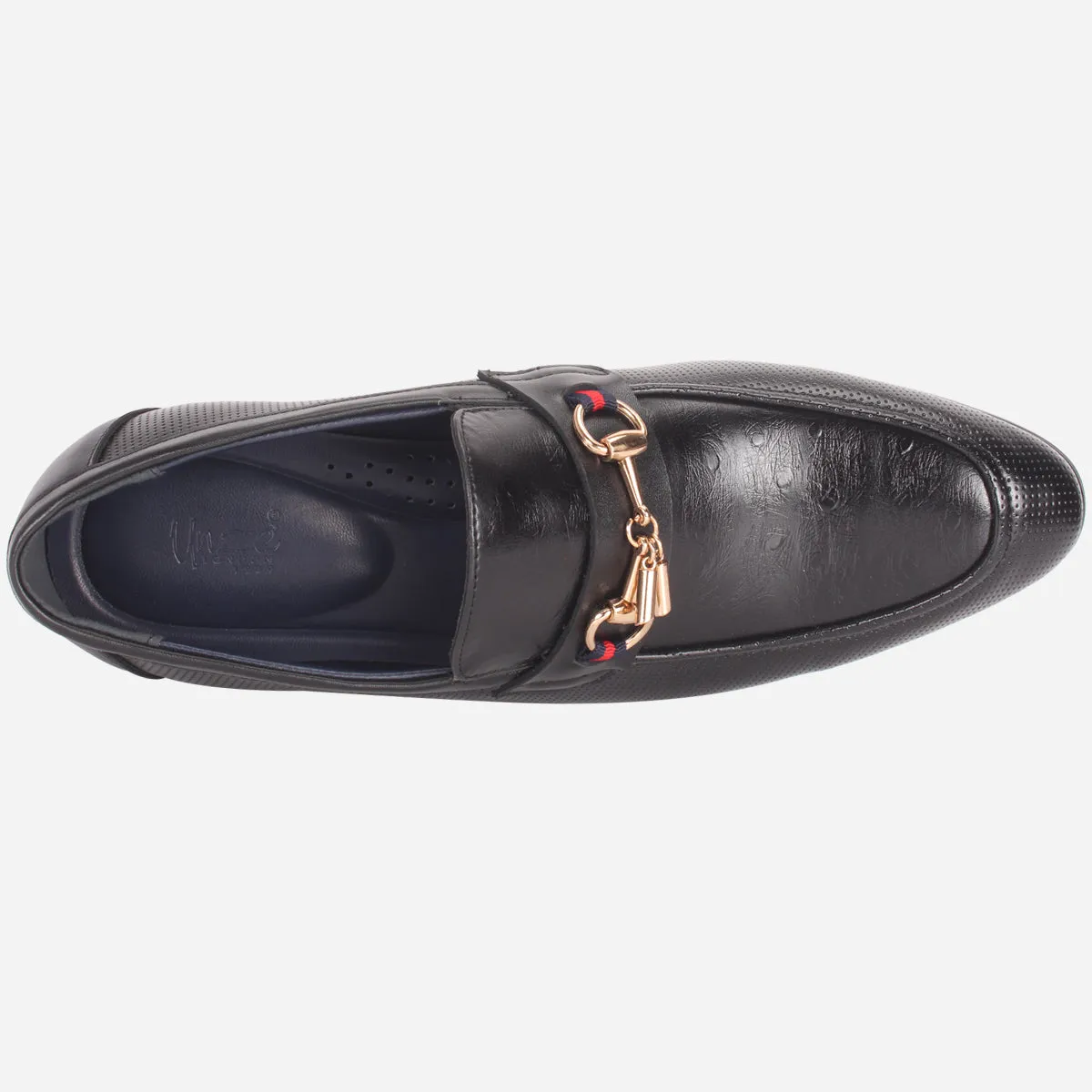 Mens "FYRRE" Leather Dress Formal Slide In Shoes