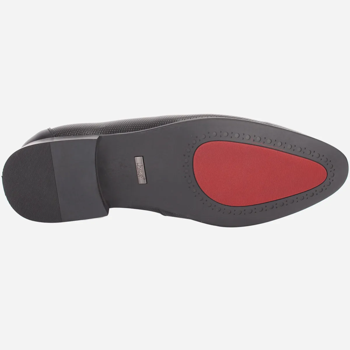 Mens "FYRRE" Leather Dress Formal Slide In Shoes
