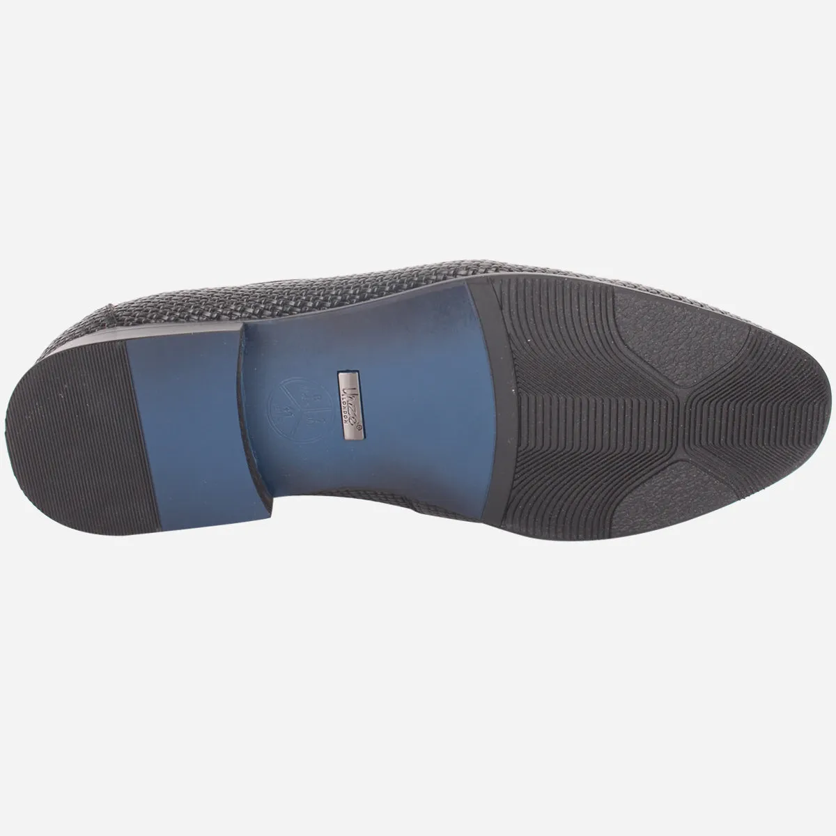 Mens "LIAM" Leather Office Formal Slide In Shoes