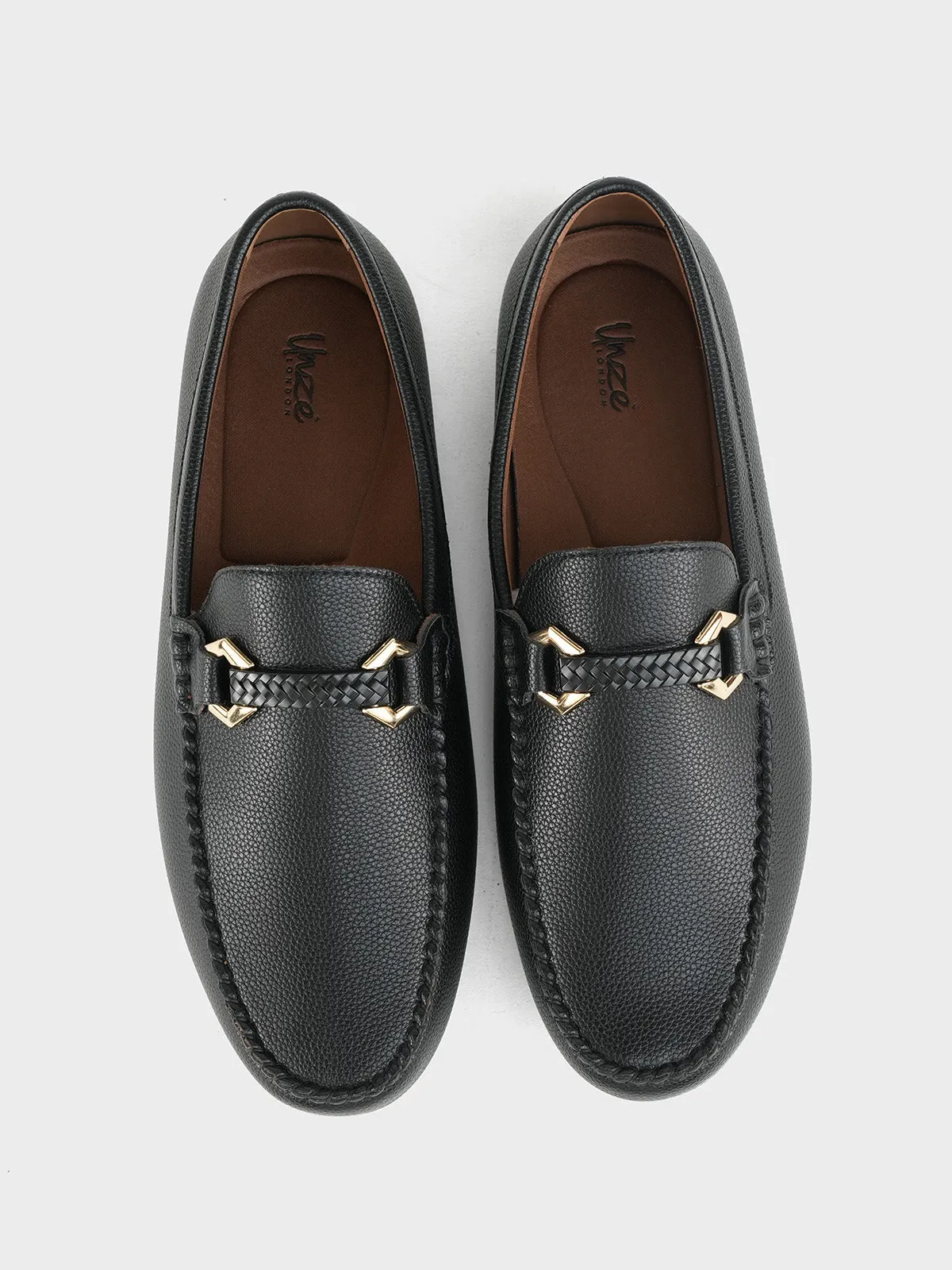 Mens "RAQAL" Comfy Moccasin Shoes