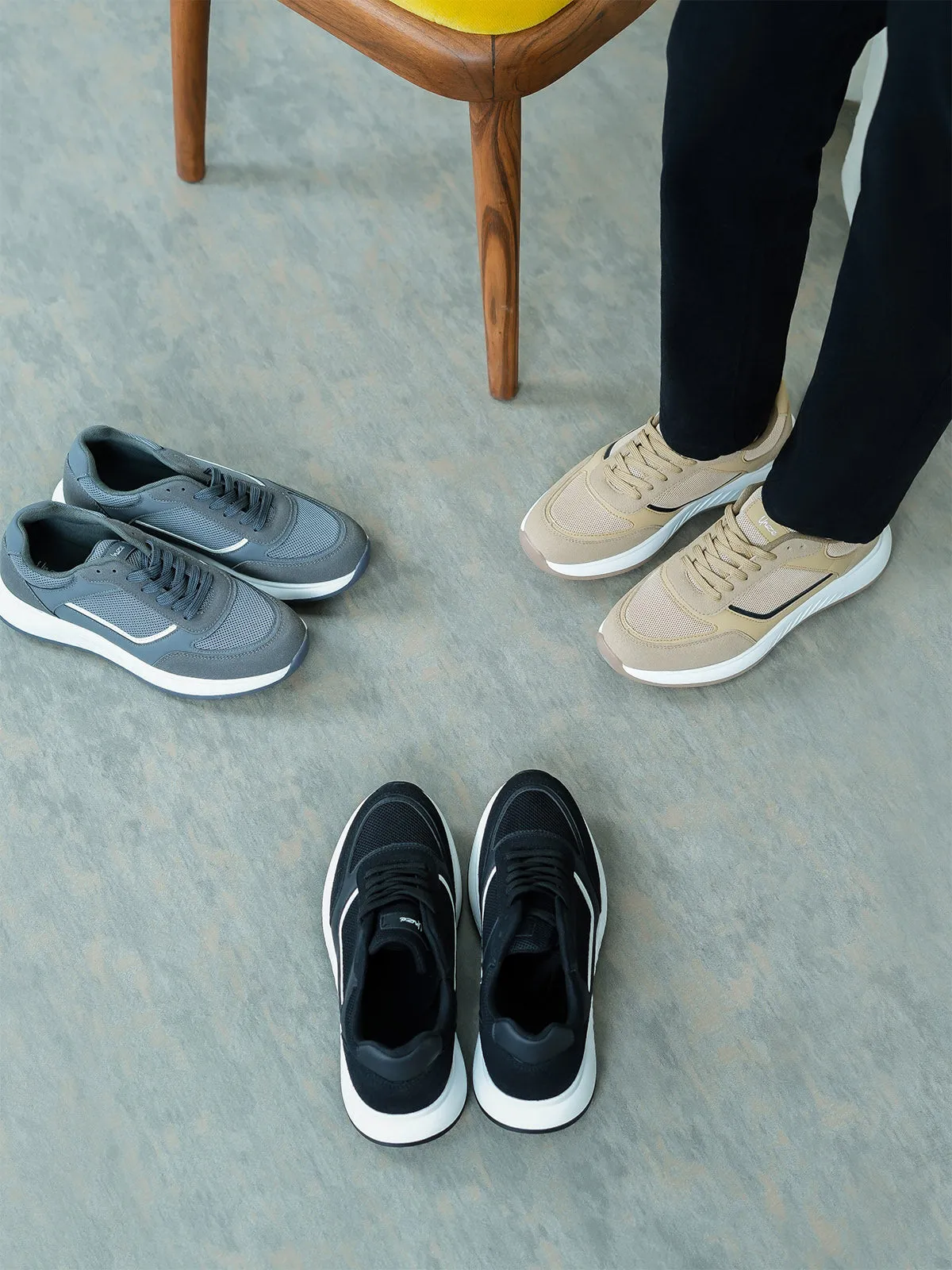 Mens "RYLLIS" Laced Up Trainers Casual Shoes