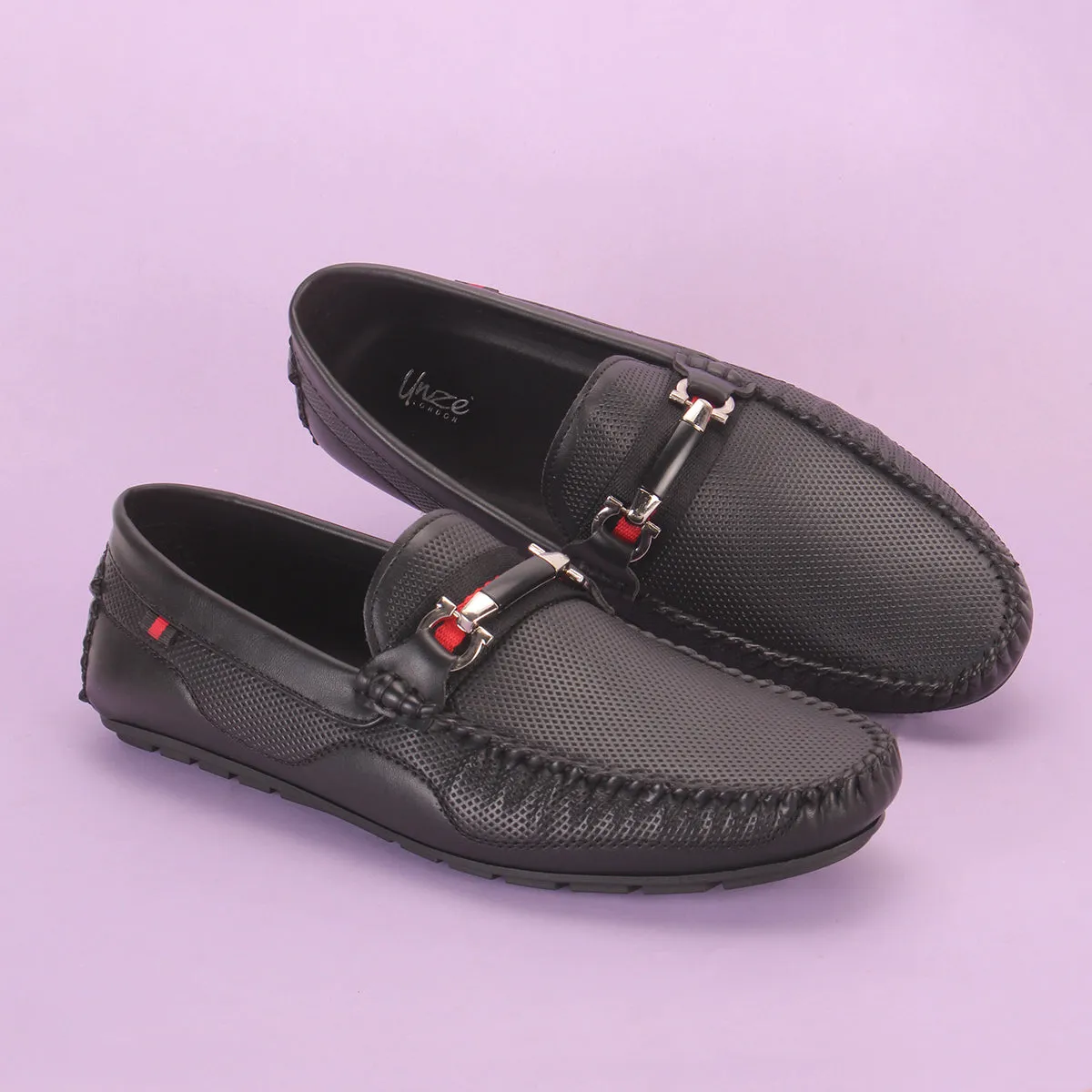 Mens "THIAGO" Casual Slip On Moccasin Shoes
